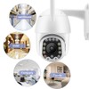 2.5in 1080P 13LED WiFi PTZ Dome Security Camera Outdoor IP65