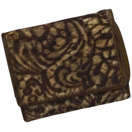 Sunsa Women's Leather Wallet. Small Purse. Brown Wallet. Vintage Wallet. Purse with Many Compartments for Cards, light brown, Classic