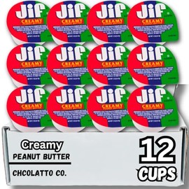 JIF To Go Creamy Peanut Butter 12 Cups Count