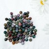 BLAESIFF 8 mm Indian Stone Beads for Bracelets, Pack of