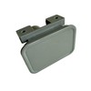 2 x 28mm Waste Outlet Hose Sockets with Flap –