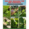 Cordless Hedge Trimmer，2-in-1 Hedge Trimmer，Cordless Grass Shear & Shrubbery Trimmer