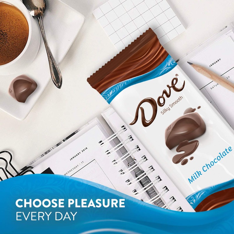Dove Milk Chocolate Bars, 3.3 Ounce (Pack of 12)