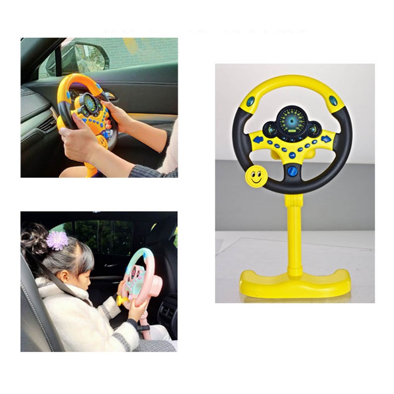 Children Steering Wheel Toy Simulation Driving Car Education Toy 360