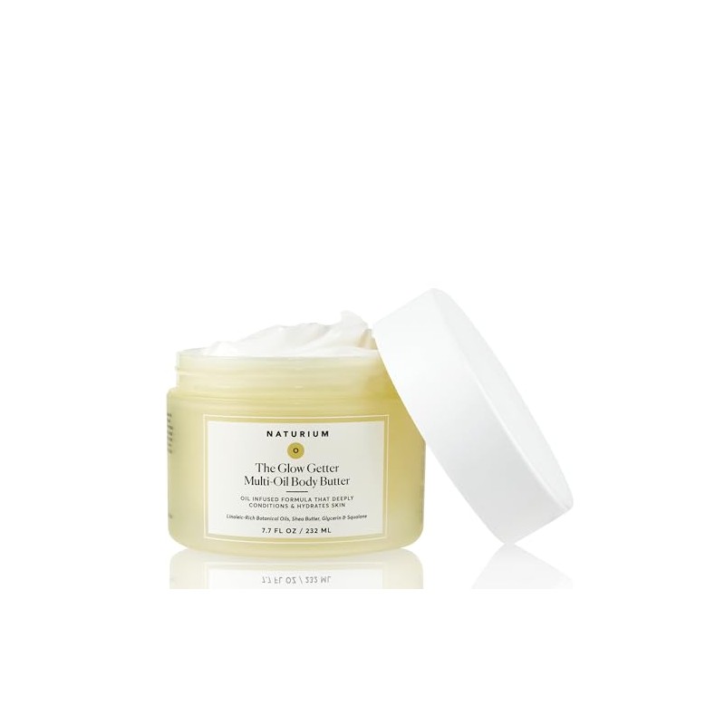 Naturium Manteca Corporal Batida Multiaceite Glow Getter, Crema Reafirmante Y