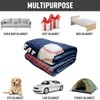 HommomH Sports Fleece Blanket 50" x 60" Eat Sleep Baseball