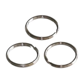 WEDO 2623120 Key Rings Made of Hardened Steel, Pack of 100, 20 mm, Silver