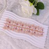 30pcs French Tip Press on Nails Medium Almond False Nails