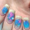 Whats Up Nails - Mermaid Vinyl Stencils for Nail Art