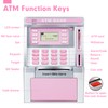 BAODLON Pink Piggy Bank for Kids, ATM Machine Bank for