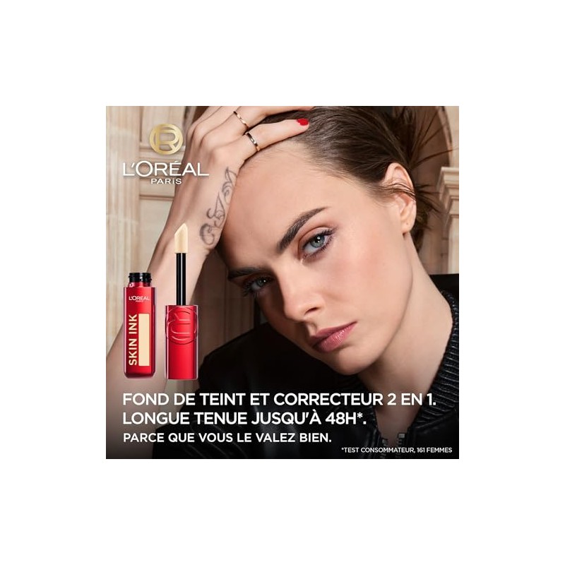 L'Oreal Paris, Infallible Skin Ink Base De Maquillaje Y Corrector
