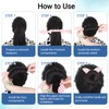 Lnngub 5 Pcs Deft Hairs Bun Maker French Donut Polka