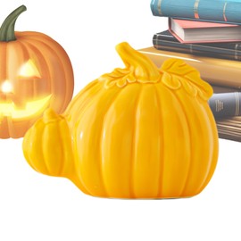 Generisch Künstliche Kürbisse, Keramik Kürbis Thanksgiving Festtags Herbstdekoration, Kleine Figuren Deko Für Innen Außen Wohnzimmer Bücherregal Schlafzimmer Farmhausstil