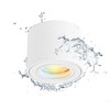 Gleonlux LED Surface-Mounted Spotlight, IP44, White, Dimmable, Surface-Mounted Spotlights, Flat,