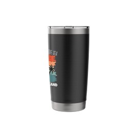 Peace meets the sea - San Miguel Island Stainless Steel Insulated Tumbler