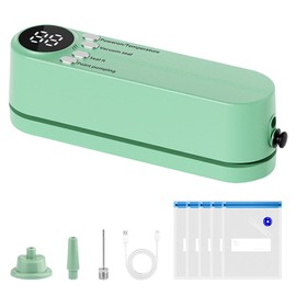 Vacuum Sealer for Food, Small, 3-in-1 Mini Vacuum Sealer USB, Mini Vacuum Sealer Wireless with 3 Temperature Levels, 60 kPa Portable Vacuum Sealer USB for Storage, Fresh