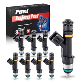 ENA 4 Holes Fuel Injectors Compatible with Ford F150 F250 Super Duty F350 Super Duty Lobo Lincoln Mark LT 5.4L V8 2007 2008 2009 2010 Replacement for FJ997 7C3Z9F593A 0280158138 62402 Set of 8