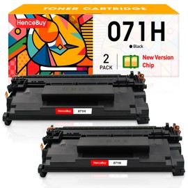 【2 Black】 071H Compatible Toner Cartridge Replacement for Canon 071 071H Black Toner Cartridge High Capacity 071H CRG071H for LBP122dw MF273dw MF275dw LBP122 LBP120 MF270 MF272dw
