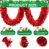 59 Feet Christmas Tinsel Garland Tree Decorations Ornament Glitter Twist