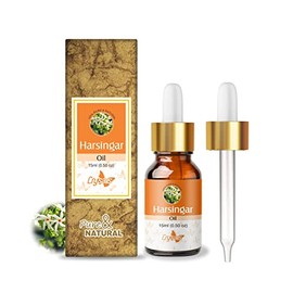 Crysalis Harshringar (Nyctanthes Arbor-Tristis) |100% Pure & Natural Undiluted Carrier Oil Organic Standard/Cold Pressed Oil for Glowing Skin, Healthy Hair, Nourished Face -15Ml with Dropper