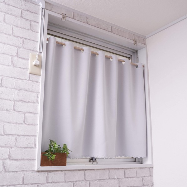 [Cloth Shop Clothya] Cafe Curtain, For Small Windows, Thermal Insulation,