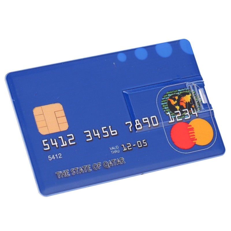 Card Shaped U Disk Simple Unique USB Flash Drive for