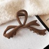 Brown Hair Claw Clips for Women Winter Hair Clips Bow