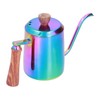 600ml Stainless Steel Manual Coffee Pot Long Narrow Spout Pour