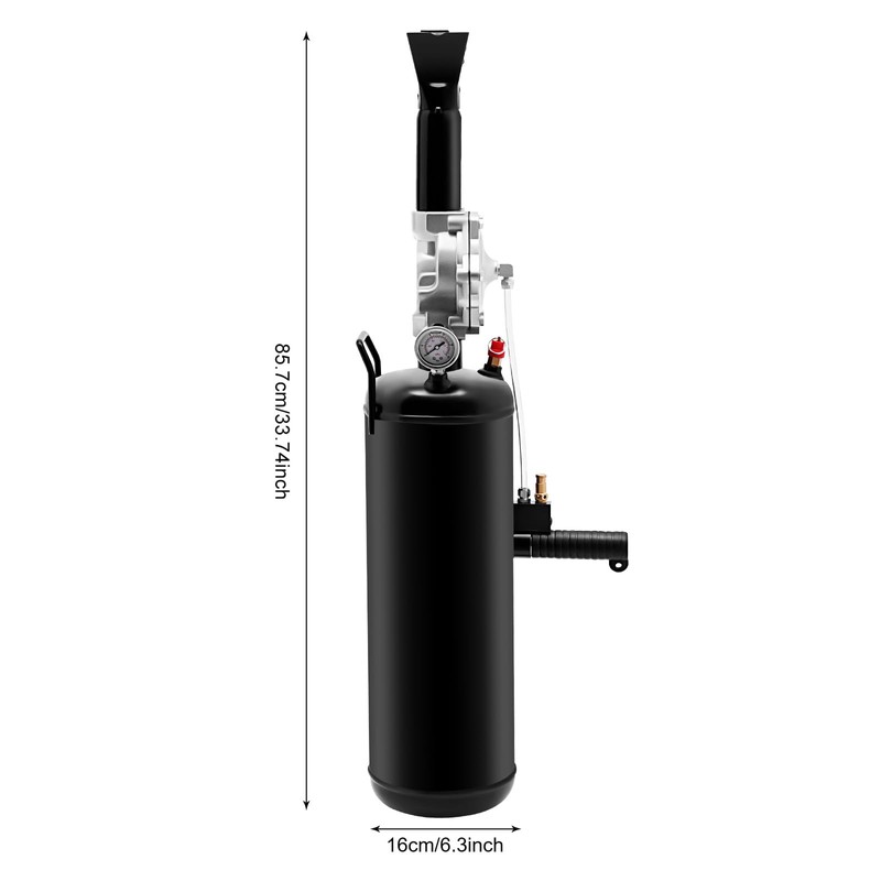 8L Portable Tire Inflator Air Compressor with Digital Gauge