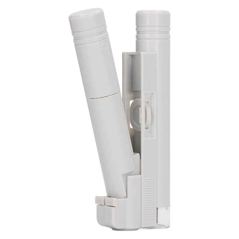 LED Lighted Pocket Microscope 150X Double Tube Portable Handheld Microscopes