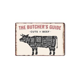 signs meat parts food education tin yakiniku steak steak antique tin retro antique cow waste pop hunter hunter matagi handle meat cooking restaurant restaurant kitchen bar cafe dining room tin sign interior american miscellaneous goods vintage painting b