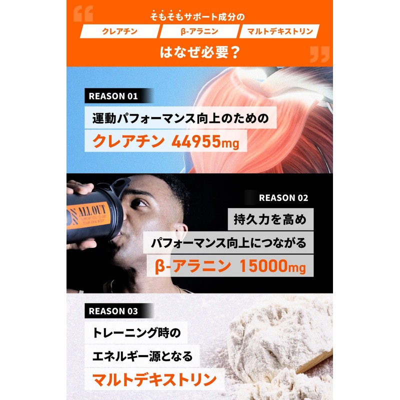 ALLOUT EAA 17.6 oz (500 g), Formulated with 9 Essential