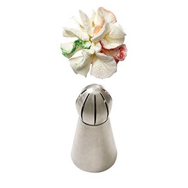 Decora Blistered Frosting Nozzle, Stainless Steel Silver, 12 x 7 x 4 cm