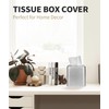 Livelab Tissue Box Cover, Square Metal Tissue Box Holder Modern
