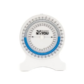 Healthy You Range of Motion Inclinometer with Easy Adjust Dial