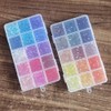 INSPIRELLE 2400 Pieces 6mm Bicone Beads 30 Colors Faceted Acrylic