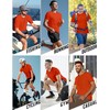 Mens Rash Guard T-Shirts Short Sleeve Dry Fit Sun Protection