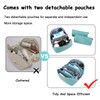 BOYATU Travel Makeup Bag Organizer Cosmetic Bag: 3 Pcs Set