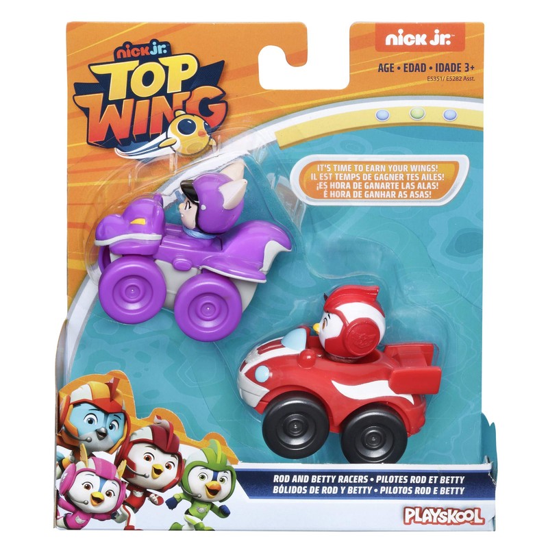 Nick Jr. Top Wing Rod and Betty Mission Control Racers