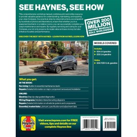 Haynes Jeep Compass MP - Gasoline (2017-2022) Repair Manual (Full Color Photos and Diagrams with Free Online Access to More Repair Content)