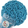 BLUE RASPBERRY SOUR GUMMY WORMS 1 POUND BAG Sweet Snack