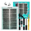 Wimpernbüschel Kit 280pcs DIY Wimpernverlängerung Kit 40D D Curl Individuelle