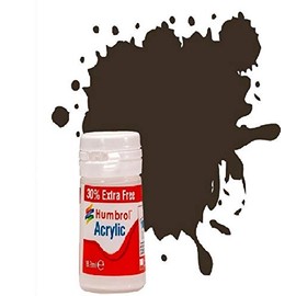 Humbrol 10 Service Brown Gloss - 14ml Acrylic Paint - Plus 30%