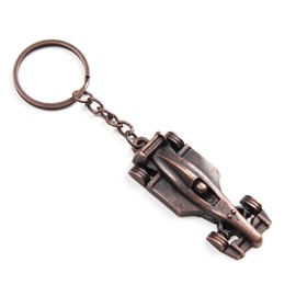 Komonee Formula 1 Race Car Key Ring Sport Racing Key Chain Metal Keychain Mens Womens Keyring