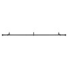 Heavy Adjustable Curtain Rod, 1 inch, 28-48 inch, Round Cap,