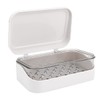 DOERDO Soap Box with Removable Drainer and Lid, Portable Soap
