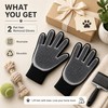 Pet Hair Removal Gloves for Grooming & Cleaning – Double-Sided