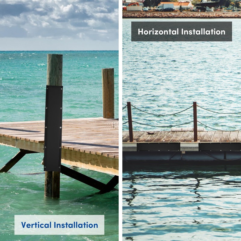 ORLANG 36" Dock Bumpers,PVC Dock Fenders with Stainless Steel Screws,Boat
