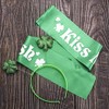 Topfunyy St. Patrick's Day Irish Shamrock Headband and Kiss Me