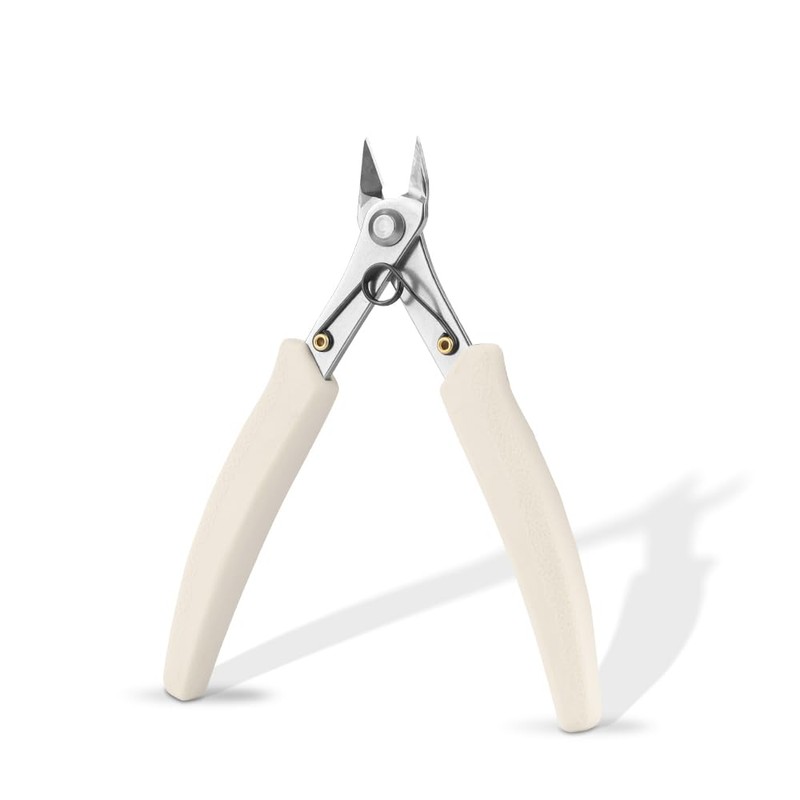 GlamorDove Hair Extension Pliers with Silicone Handle Anti-slip Keratin Bond